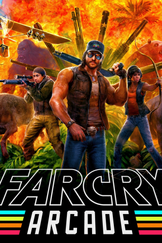 Far Cry 5 arcade, video game, 2018, 240x320 wallpaper