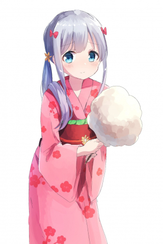 Izumi sagiri, traditional dress, cute, 240x320 wallpaper
