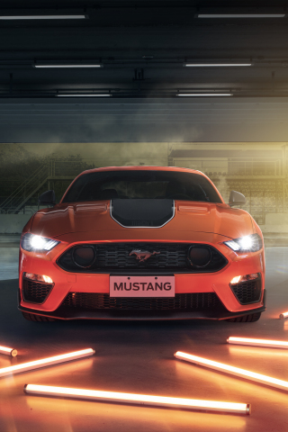 2021 Ford Mustang Mach1, car, 240x320 wallpaper