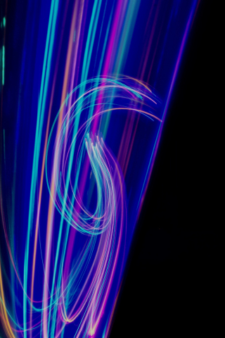 Lights, lines, colorful, 240x320 wallpaper