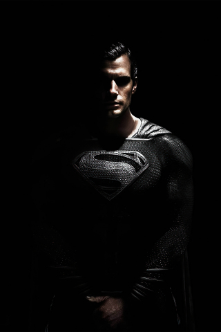 Black suit, superman, dark, 2020, 240x320 wallpaper