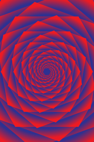Fractal, spiral, pattern, abstract, 240x320 wallpaper