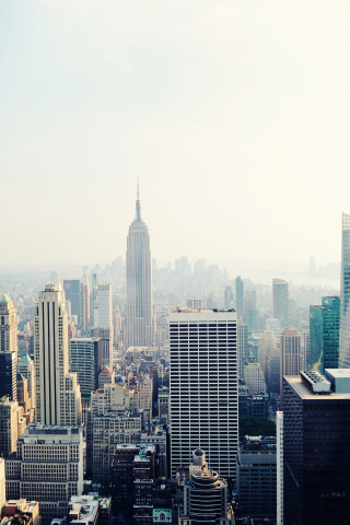 New York, cityscape, buildings, 240x320 wallpaper