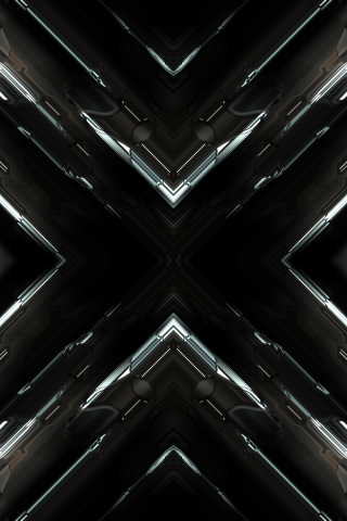 Fractal, dark, abstract, 240x320 wallpaper