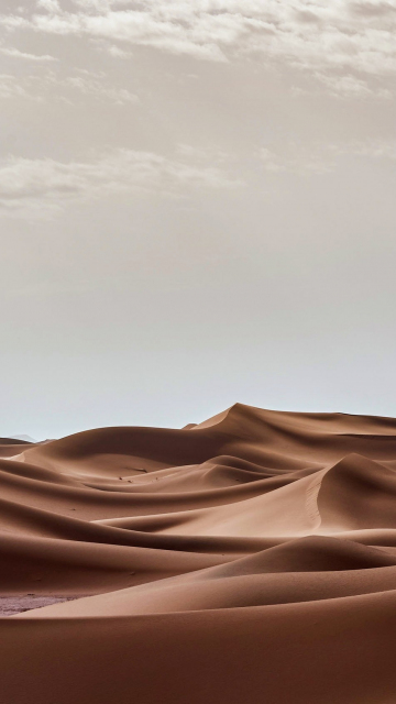 Landscape, desert dunes, nature, 360x640 wallpaper