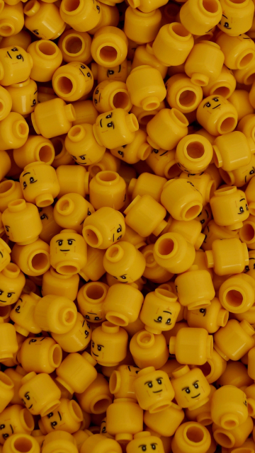 Yellow, Lego, toy, 360x640 wallpaper