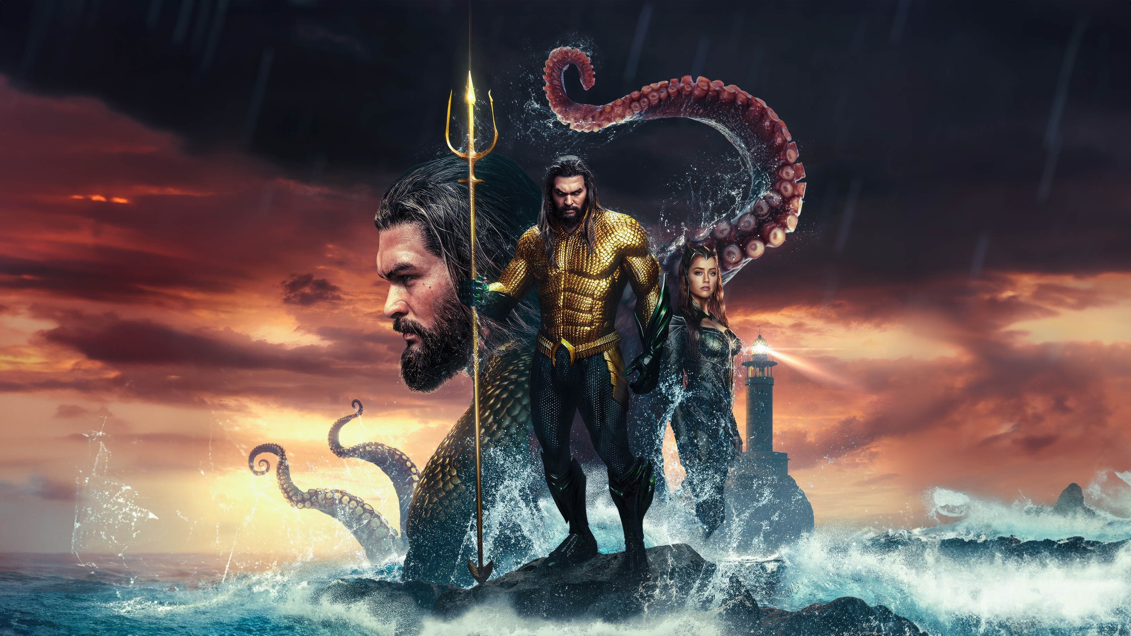 Aquaman and The Lost Kingdom HD Wallpaper Featuring Prominent Actor by  TextlessPoster