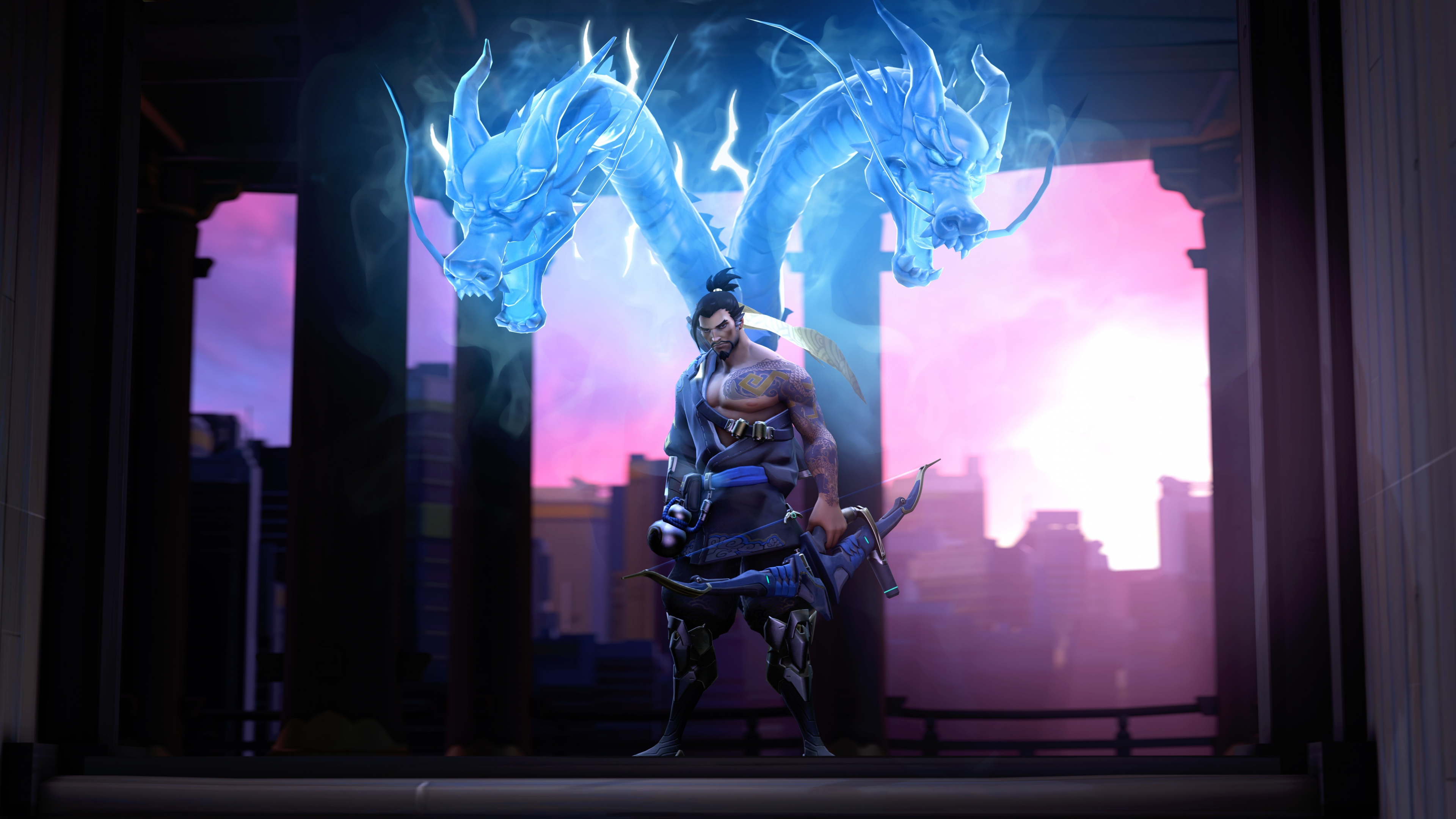 3440x1440  Hanzo Overwatch wallpaper  Coolwallpapersme