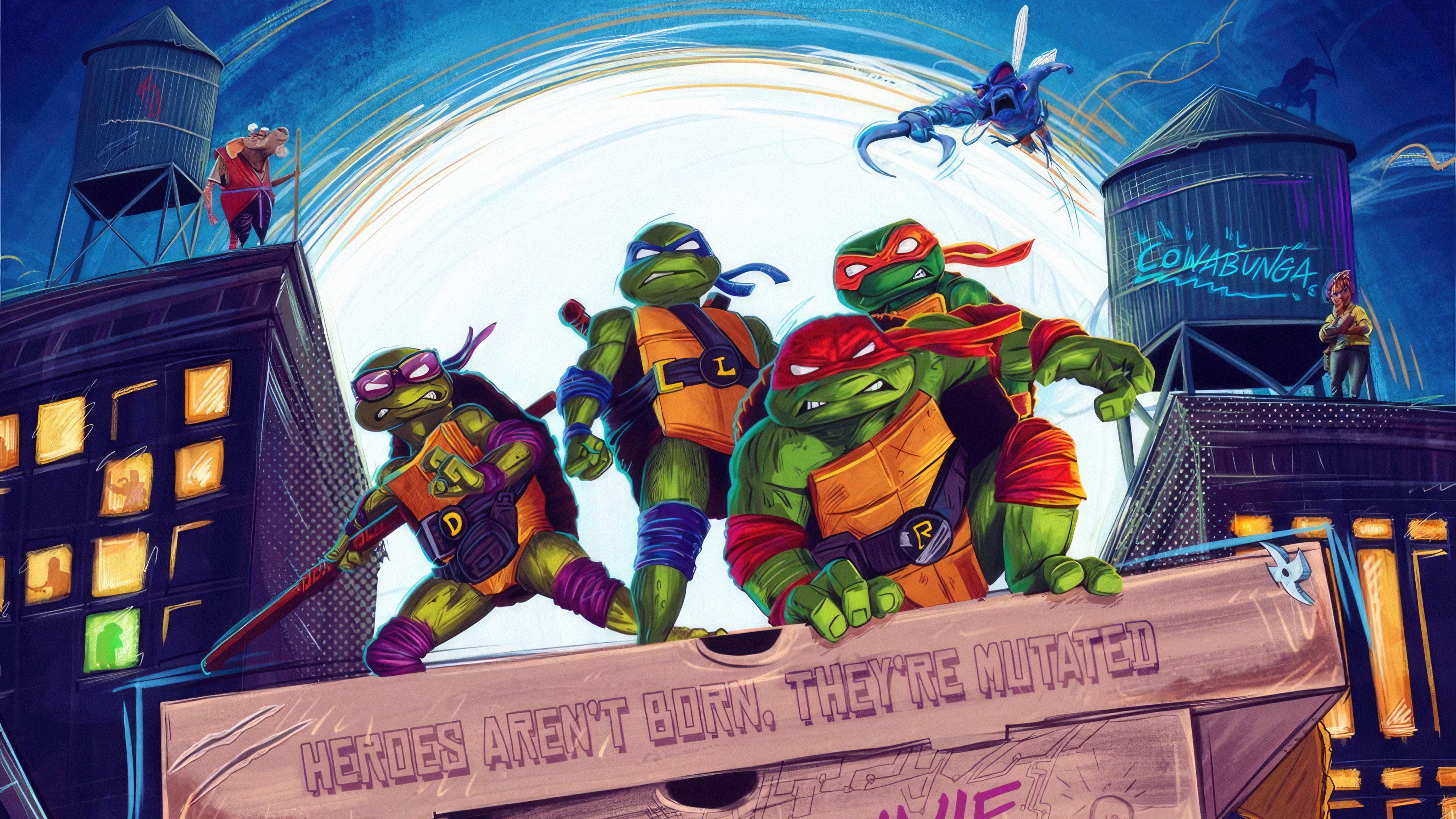 COWABUNGA! Teenage Mutant Ninja Turtles: Mutant Mayhem 4K UHD and