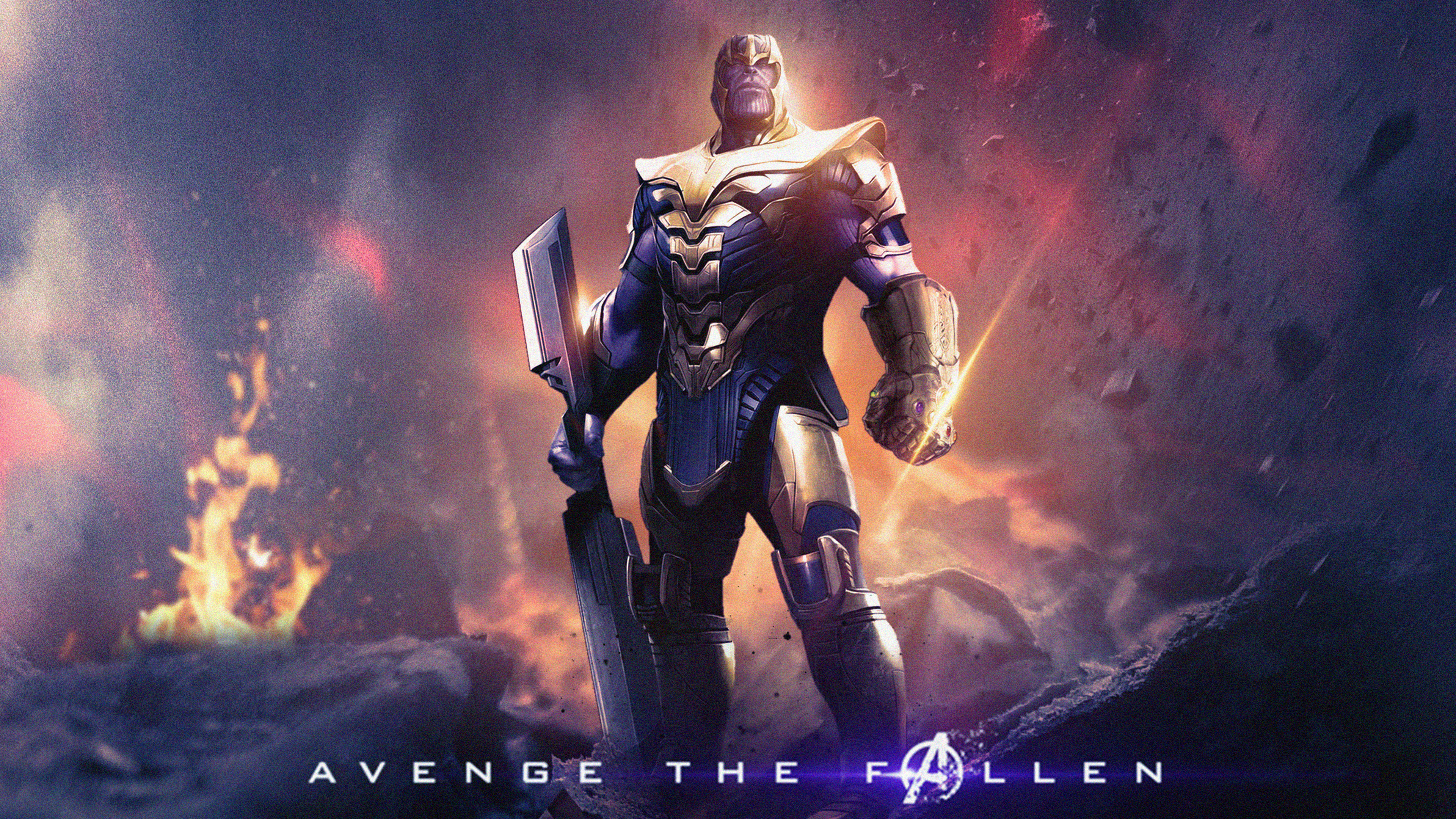 Download 3840x2160 Wallpaper Thanos Avengers Endgame Villain