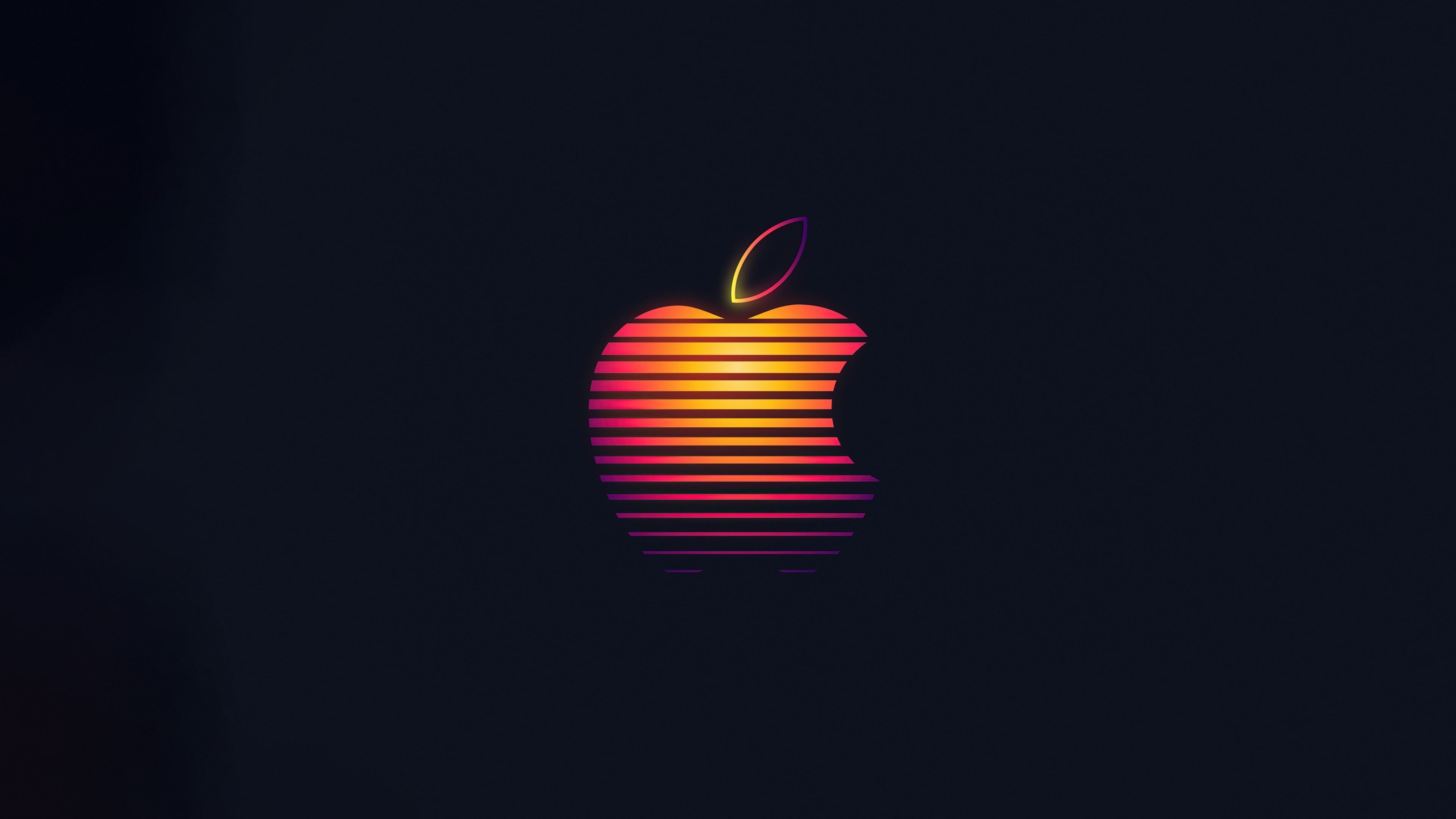 Premium Photo | Apple 15 logo background dark 4k wallpaper