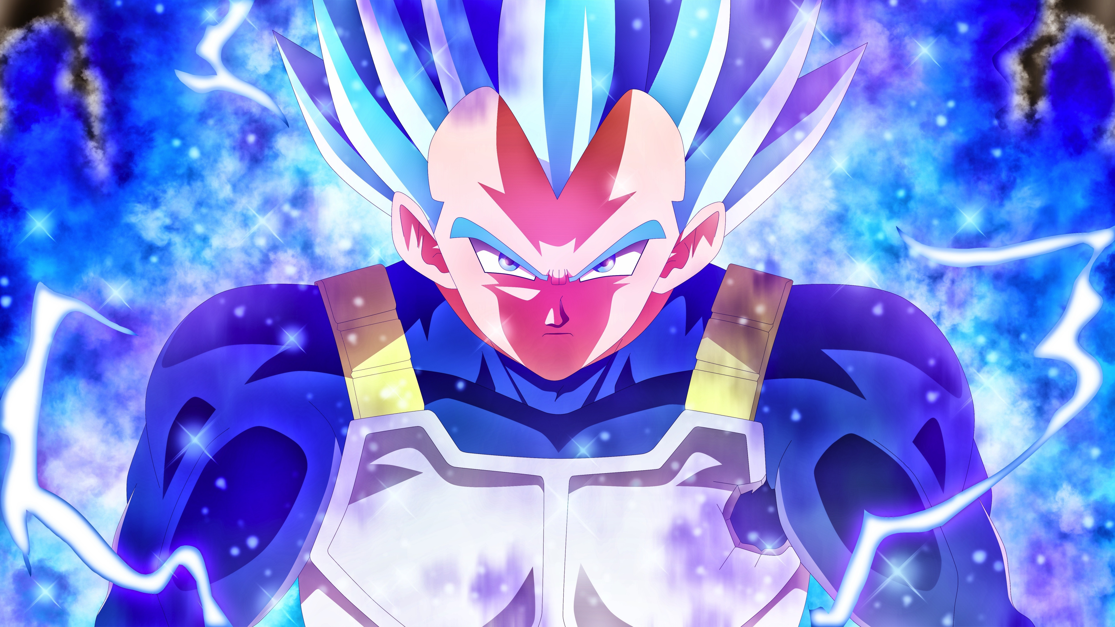 Super Saiyan Blue Vegeta from Dragon Ball Super  Resurrection F Saga  Dragon Ball Legends Art HD wallpaper download