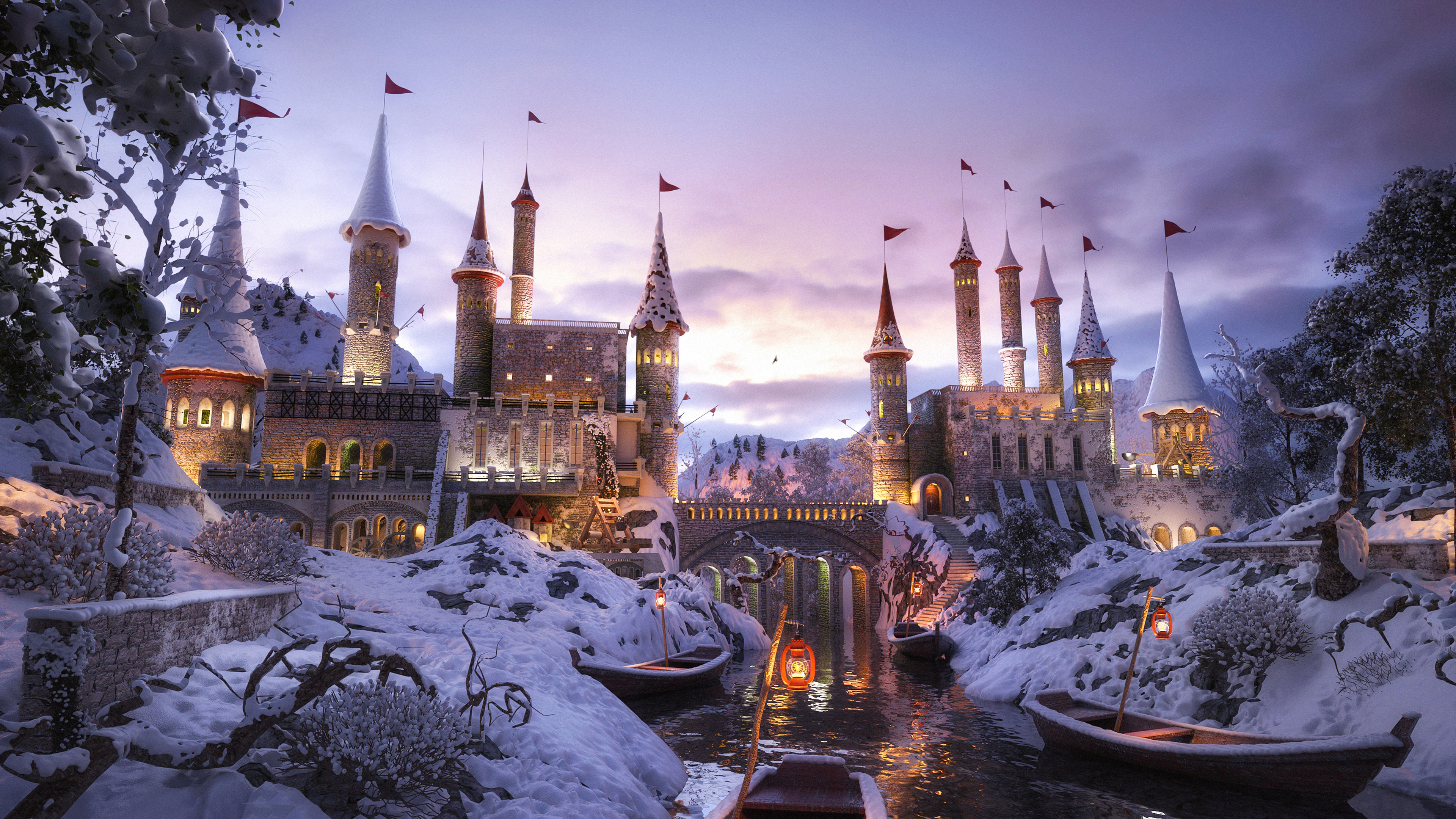 Featured image of post Winter Fantasy Wallpaper 4K Tons of awesome winter 4k ultrawide wallpapers to download for free