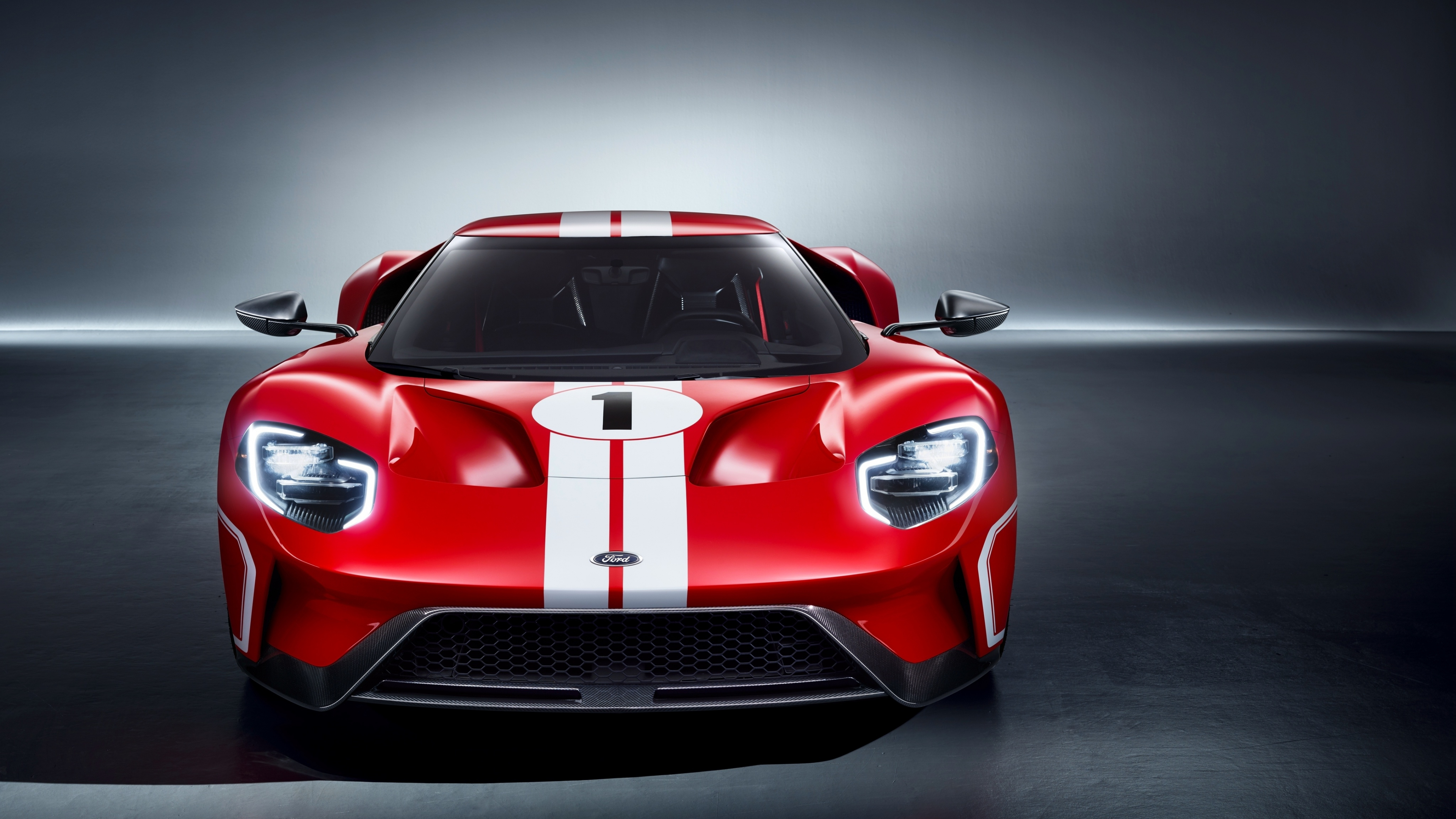 Download wallpaper 3840x2160 red ford gt, supercar 4k wallpaper, uhd