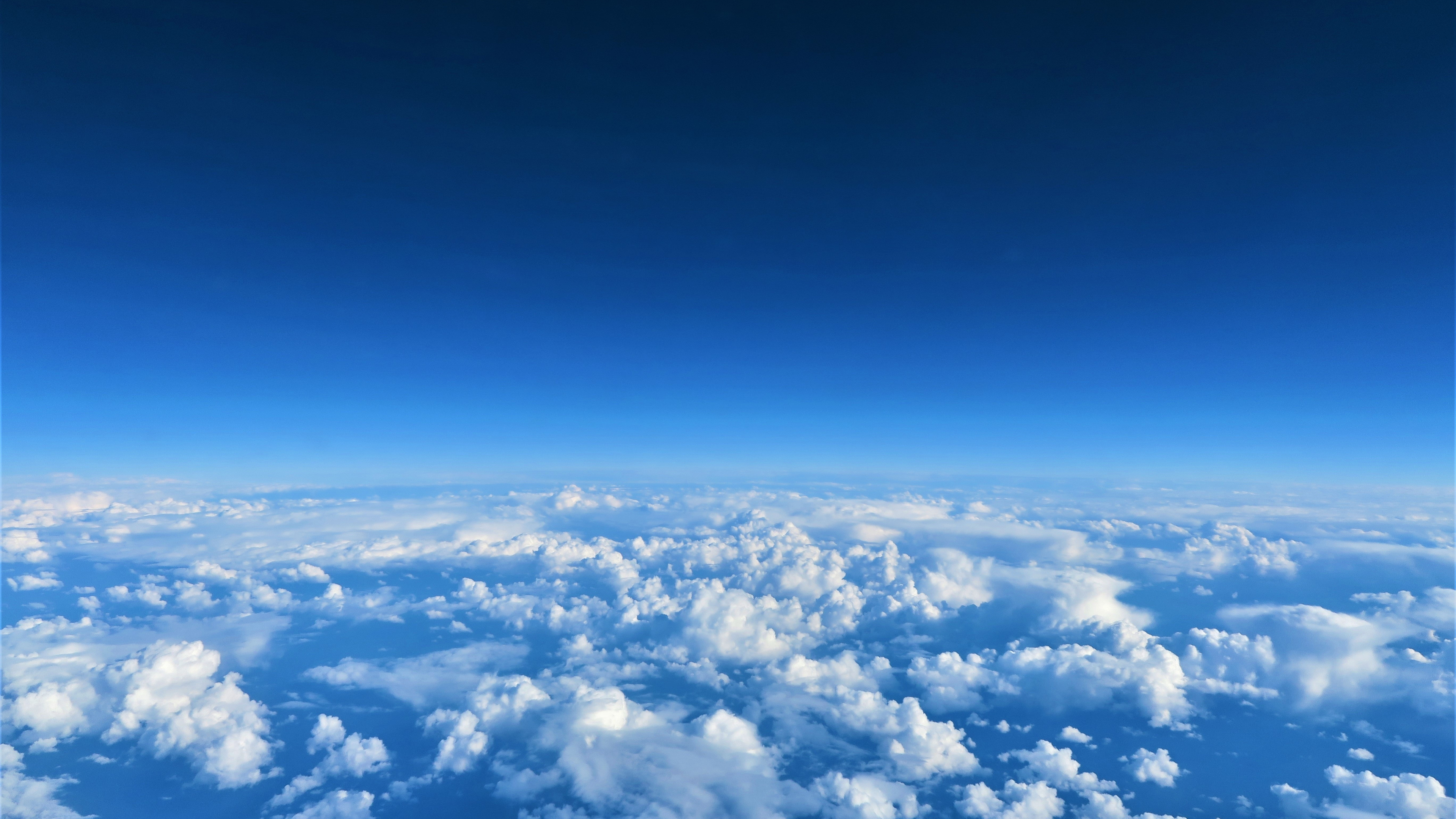 Download wallpaper 3840x2160 blue sky, above clouds 4k wallpaper, uhd ...