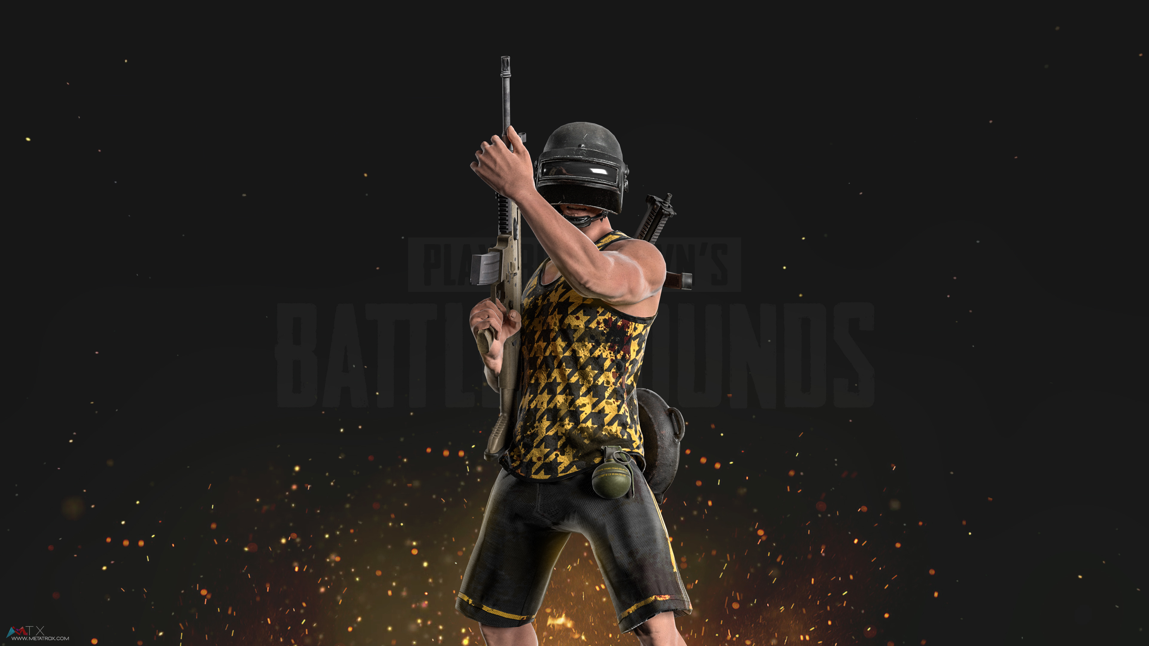 Download wallpaper 3840x2160 pubg, video game, artwork, helmet guy 4k  wallpaper, uhd wallpaper, 16:9 widescreen 3840x2160 hd background, 14762