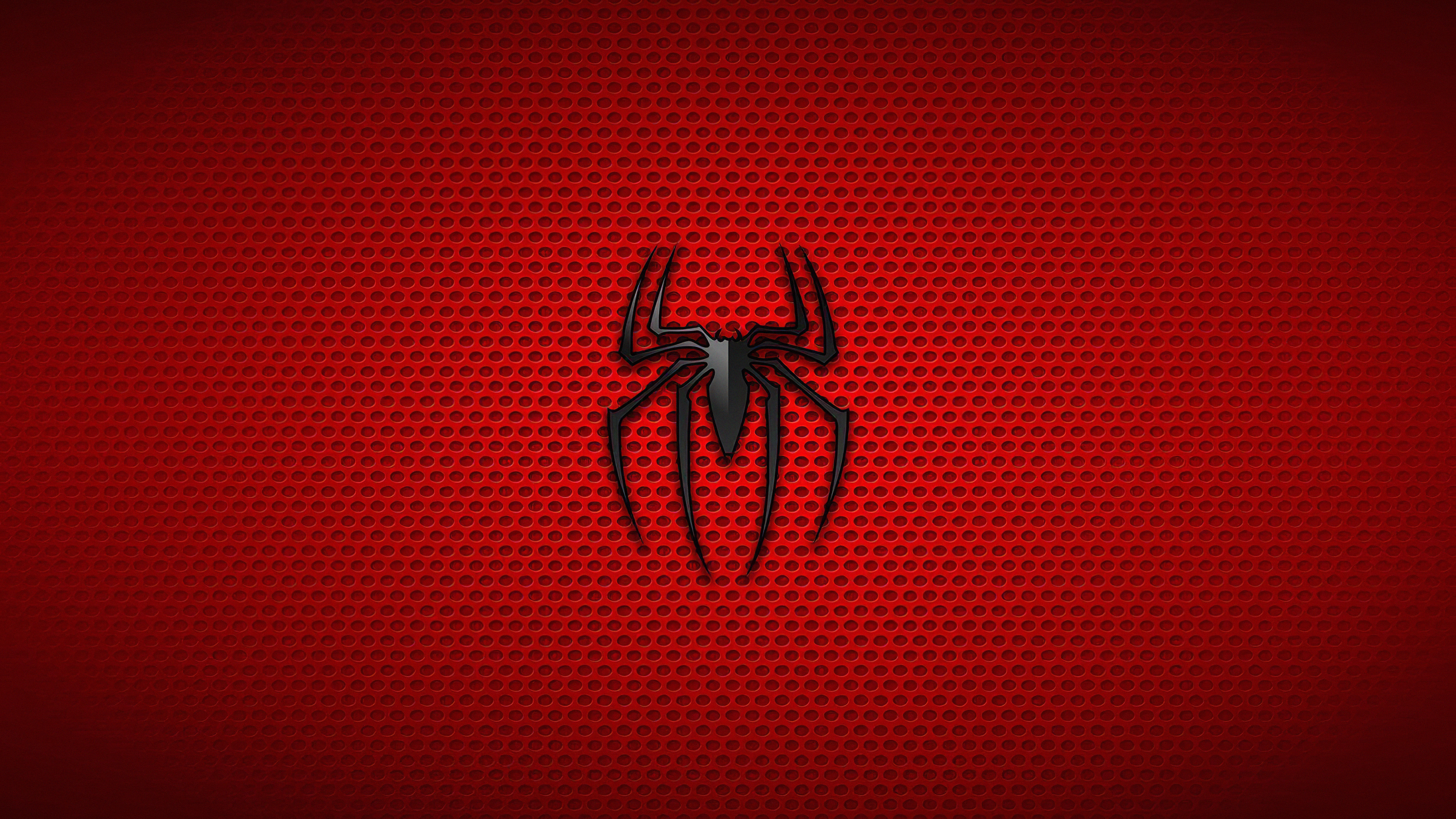 Download wallpaper 3840x2160 spider-man, black logo, minimal 4k wallpaper, uhd  wallpaper, 16:9 widescreen 3840x2160 hd background, 24285