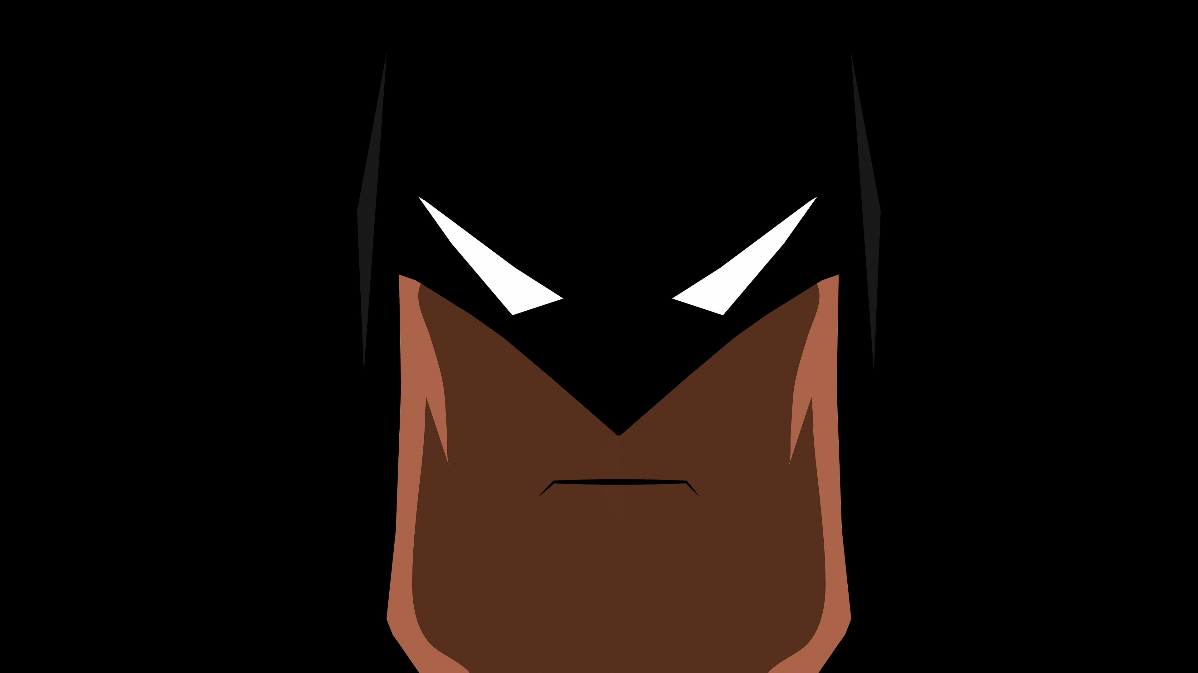 Minimalism Batman UHD 8K Wallpaper