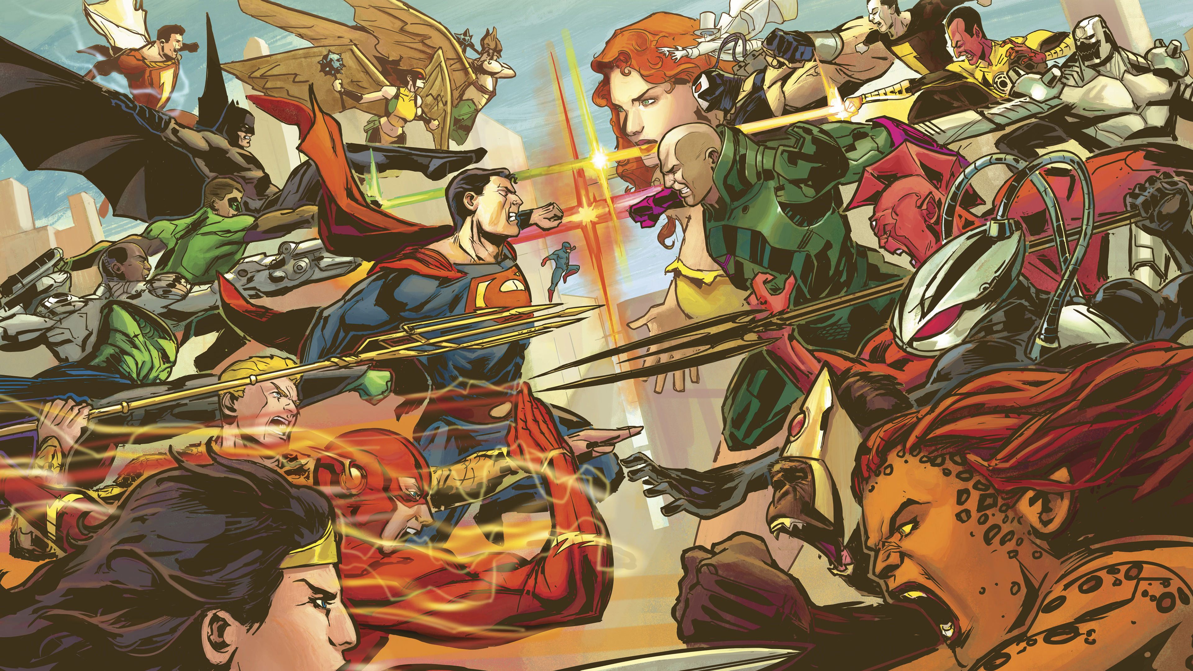 justice league comic wallpaper
