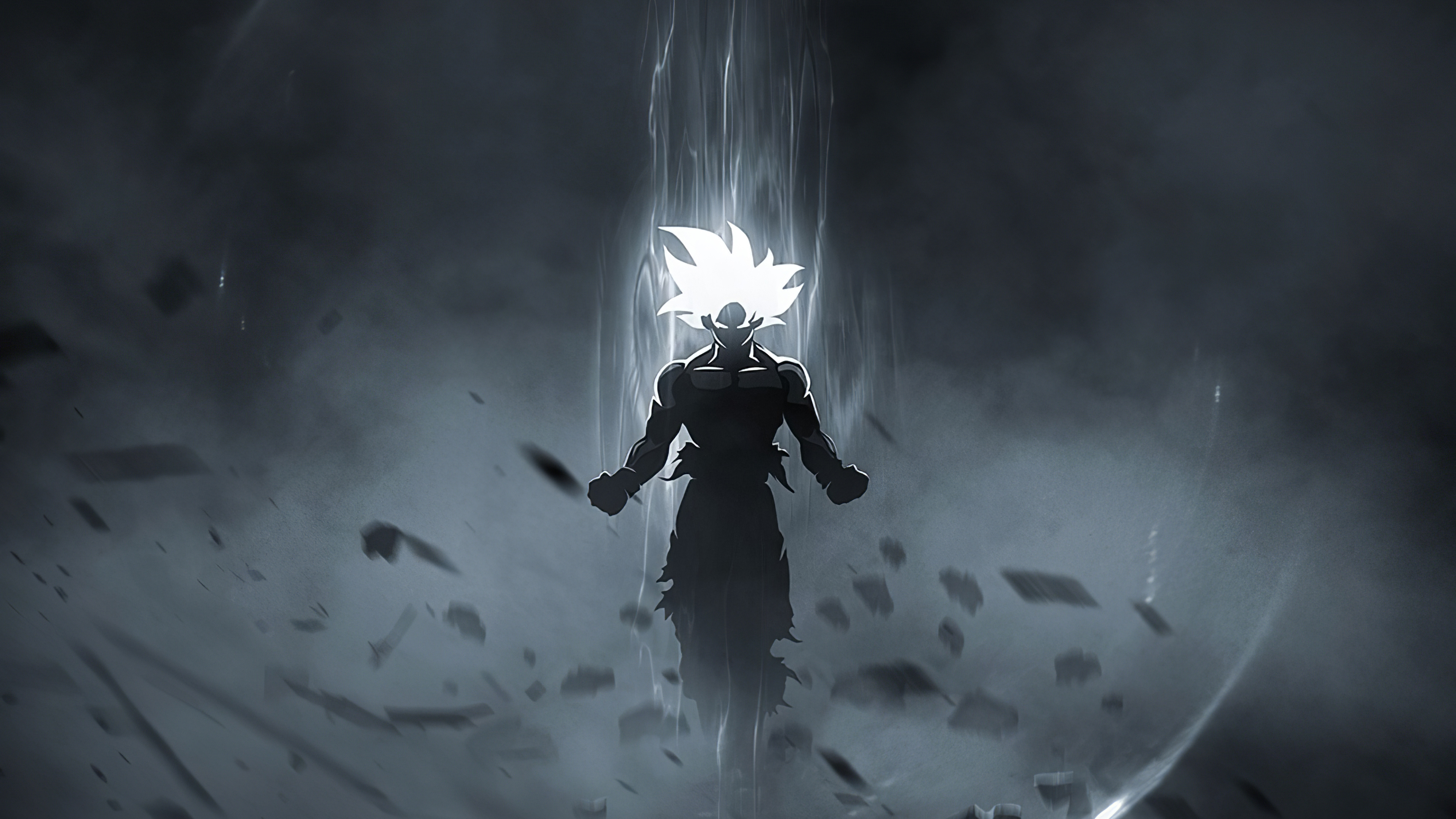 3840x2160 Resolution Cool Black Goku HD Dragon Ball Super 4K