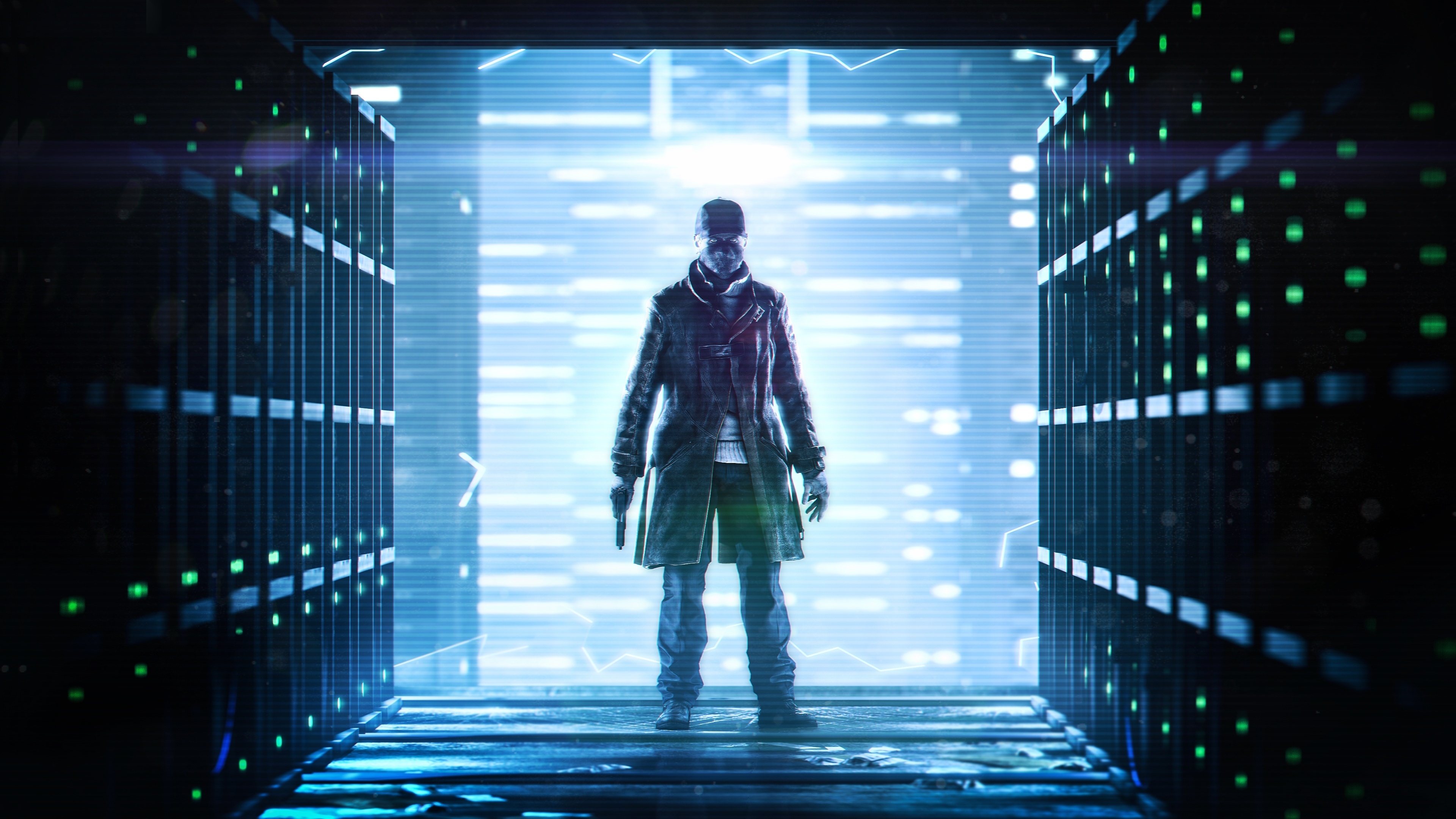 Download 3840x2160 wallpaper aiden pearce, video game, watch dogs, game