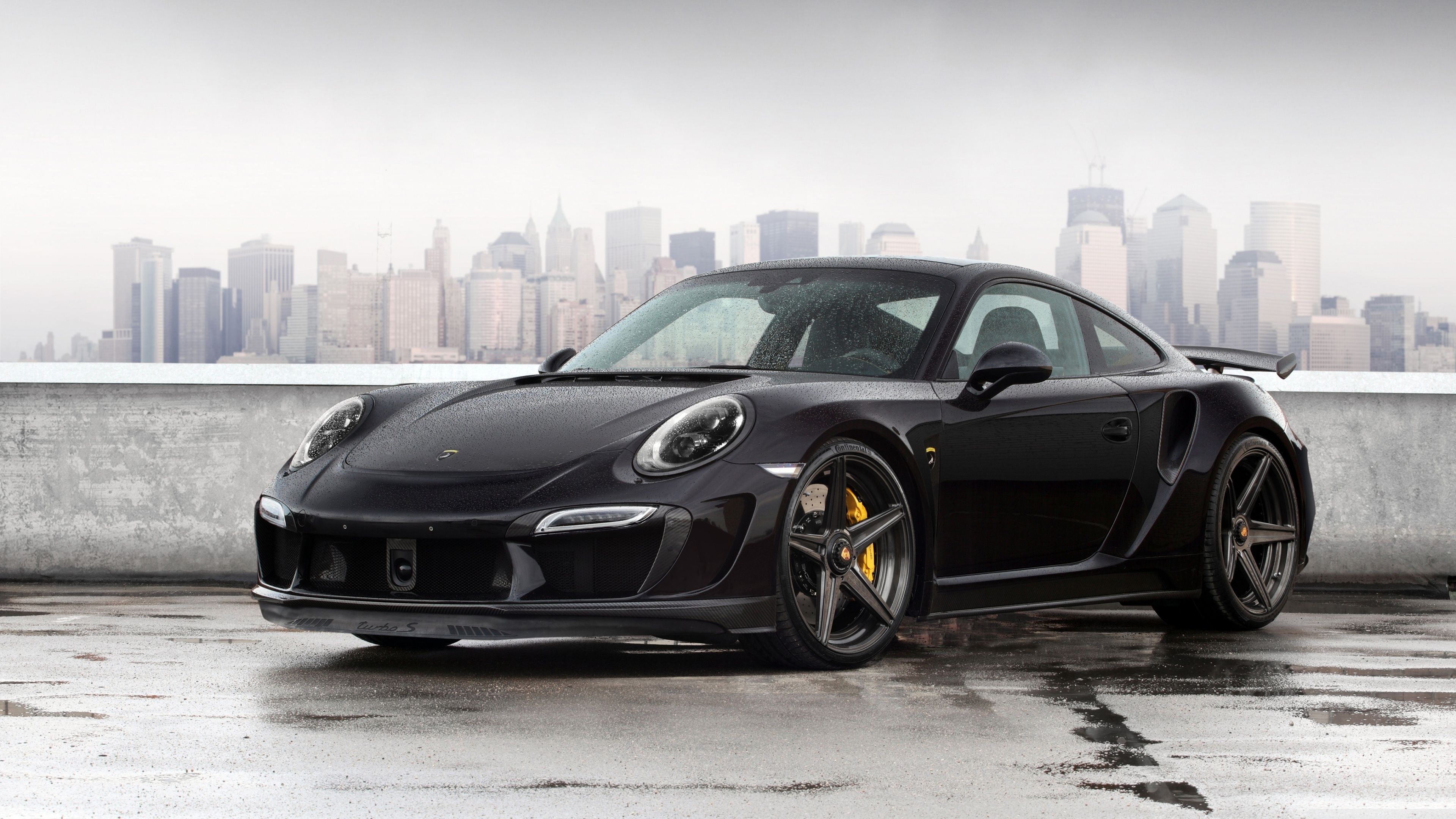 Download 3840x2160 wallpaper black car, 2019 porsche 911 ...