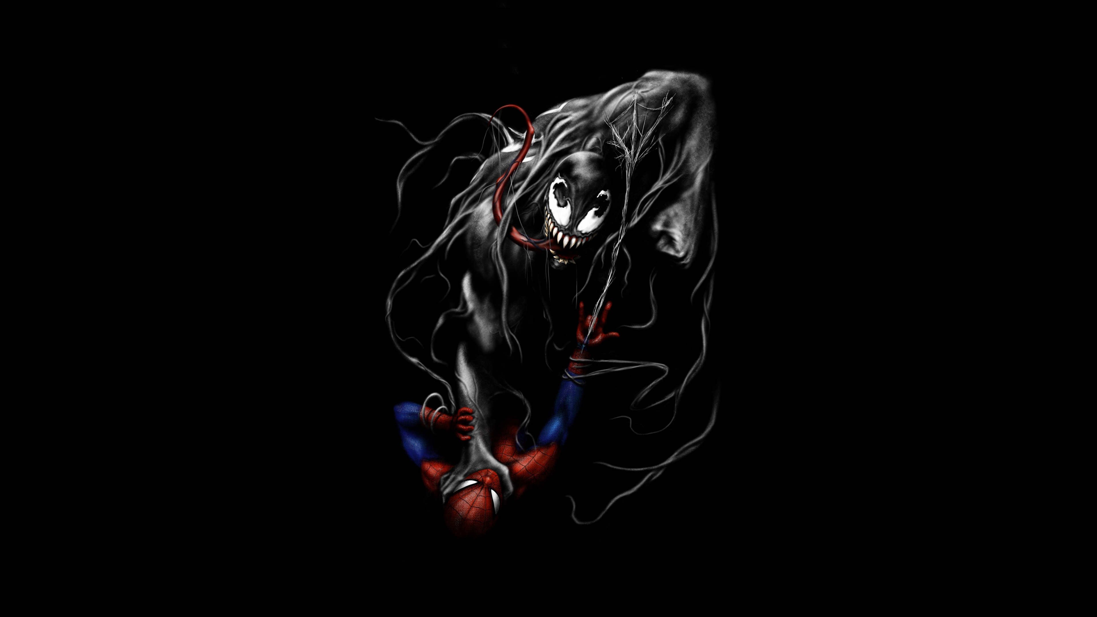 Miles morales black Spiderman 4K wallpaper download