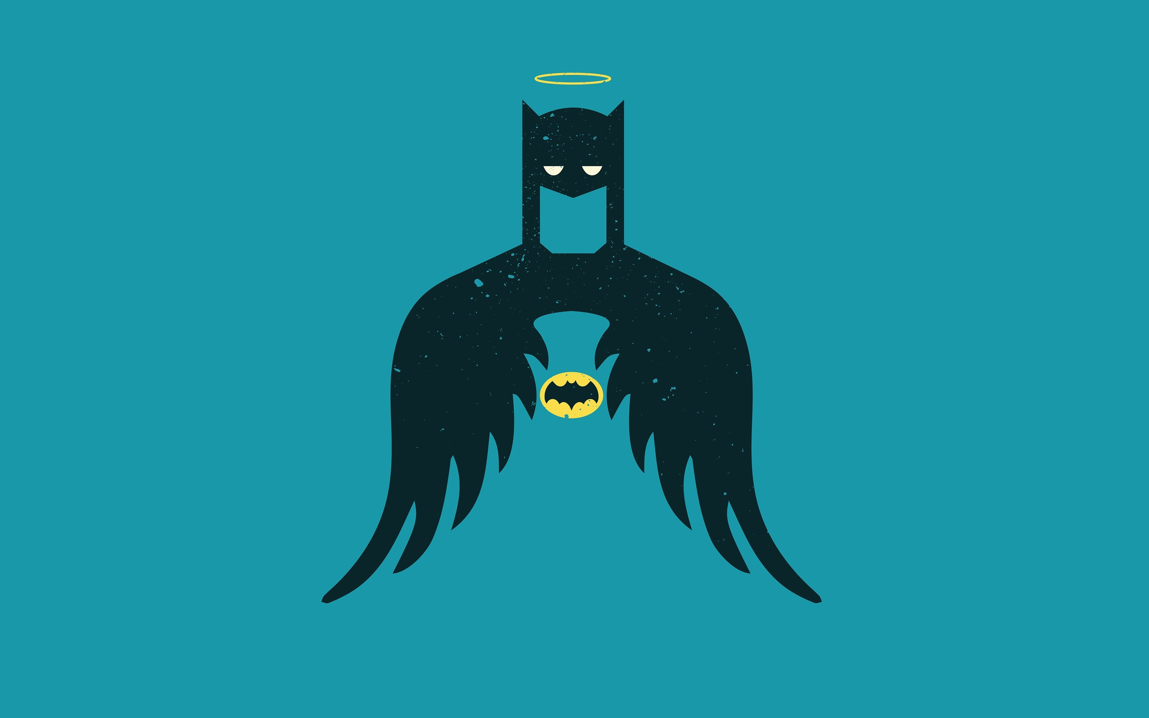 Minimalism Batman UHD 8K Wallpaper