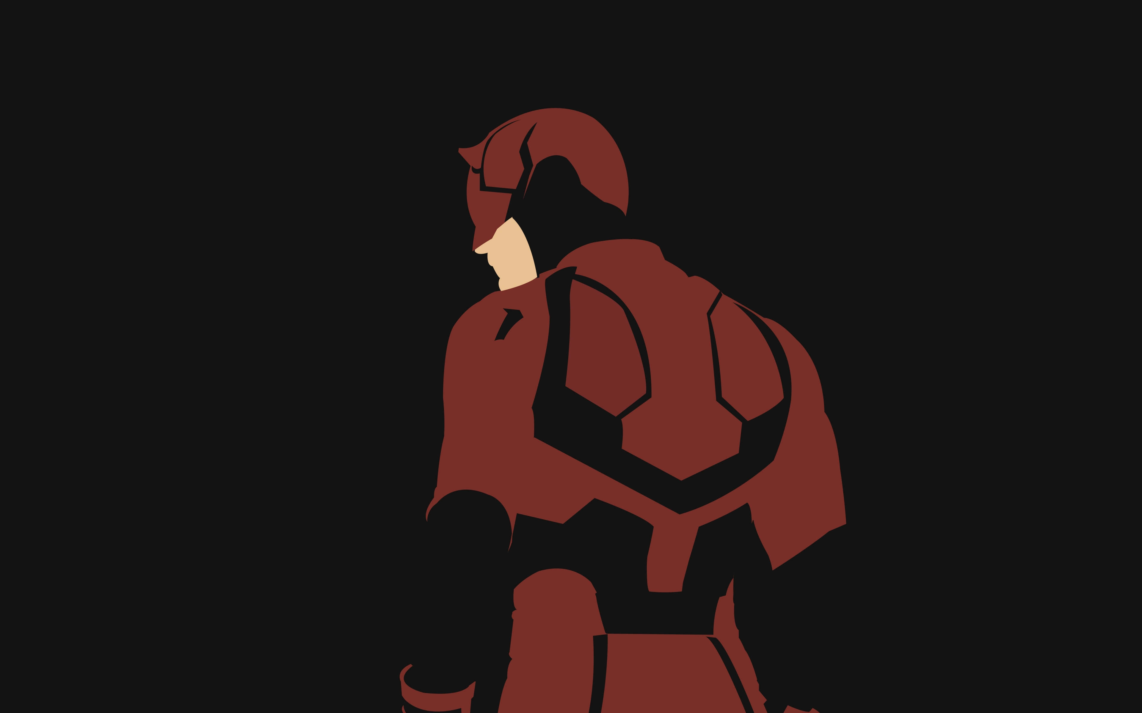 503846 iron man, minimalism, minimalist, superheroes, hd, 4k, 5k, 8k, red -  Rare Gallery HD Wallpapers