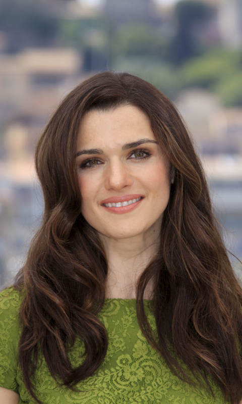 Download wallpaper 480x800 rachel weisz, smile, celebrity, nokia x, x2 ...