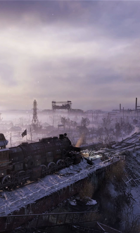 Download wallpaper: Metro Exodus 480x854