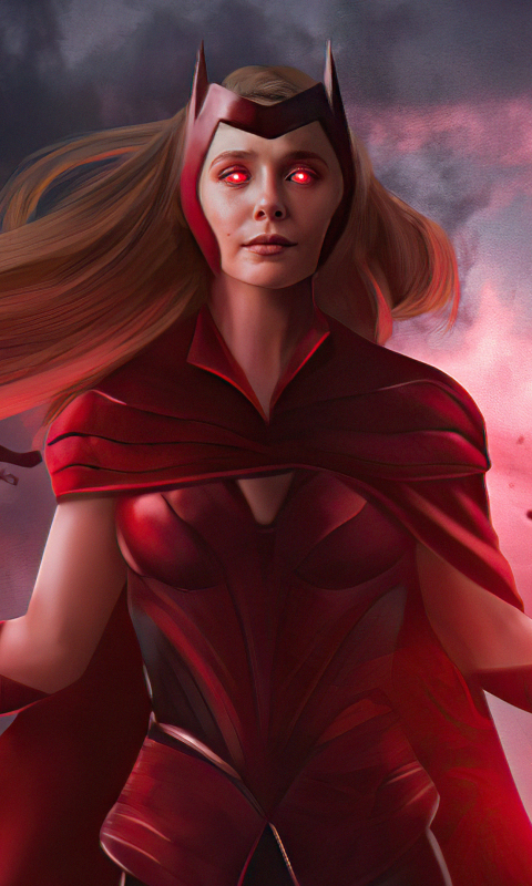 Wallpaper Vision, Marvel, Scarlet Witch, Scarlet witch, Wanda Maximoff,  Vision, Victor Shade, Victor Shade for mobile and desktop, section фильмы,  resolution 1920x1080 - download