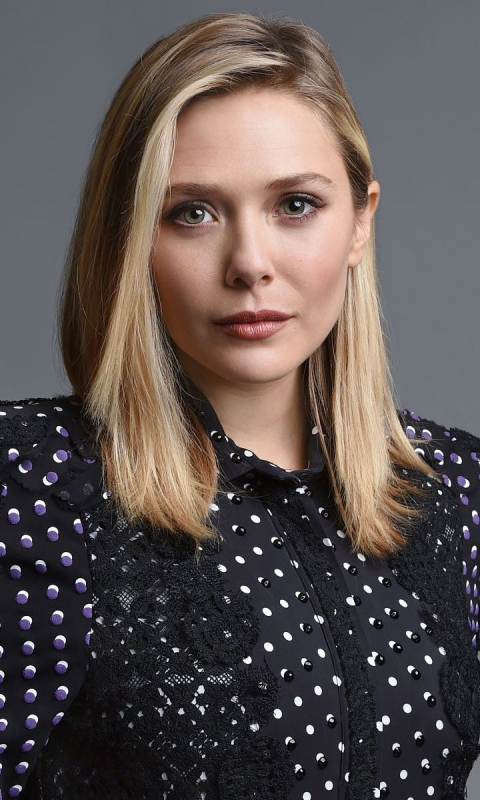 Download wallpaper 480x800 elizabeth olsen, beautiful, photoshoot ...