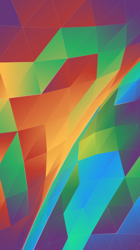 Download 480x854 Wallpaper Colorful Geometry Abstract Nokia Lumia 630 Sony Ericsson Xperia 480x854 Hd Image Background