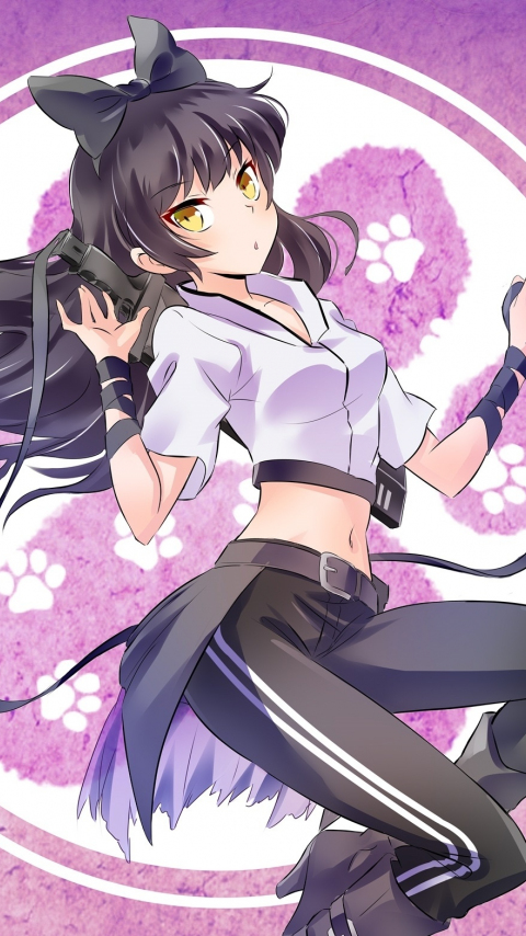 480x800 Resolution rwby, blake belladonna, girl Galaxy Note, HTC Desire,  Nokia Lumia 520, ASUS Zenfone Wallpaper - Wallpapers Den