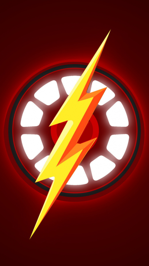 Download 480x854 Wallpaper Logo Minimal Iron Man The Flash Superhero Nokia Lumia 630 Sony Ericsson Xperia 480x854 Hd Image Background 8044