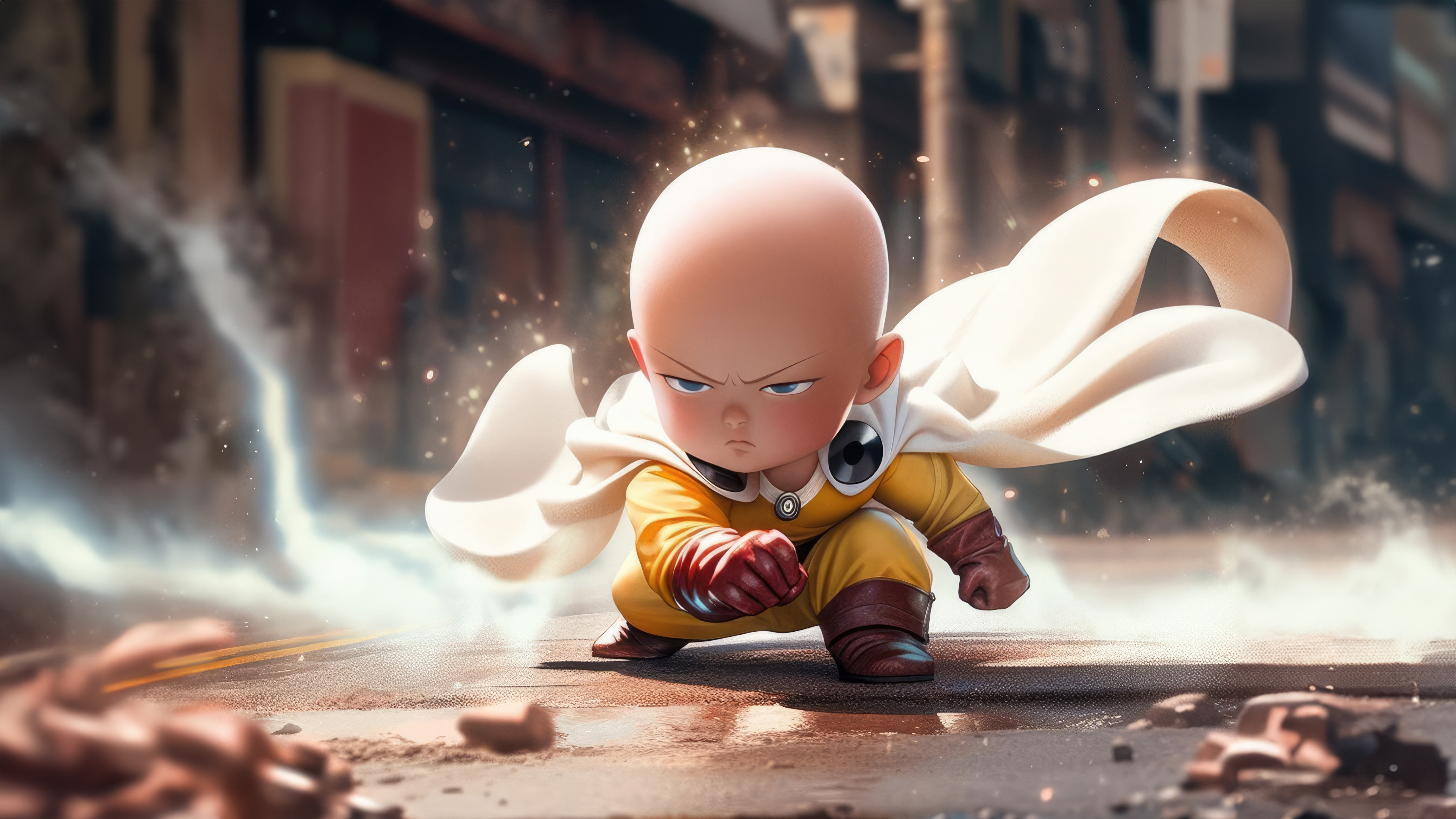 Poster99 One Punch Man Poster - Saitama Anime Wall Sticker 300 GSM Art Card  Paper Print Artwork, Printed (13x19 inch) : Amazon.in: Home & Kitchen