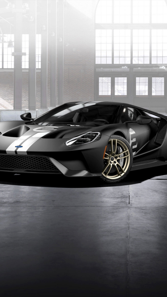 Download wallpaper 540x960 ford gt '66 heritage edition, sports car ...