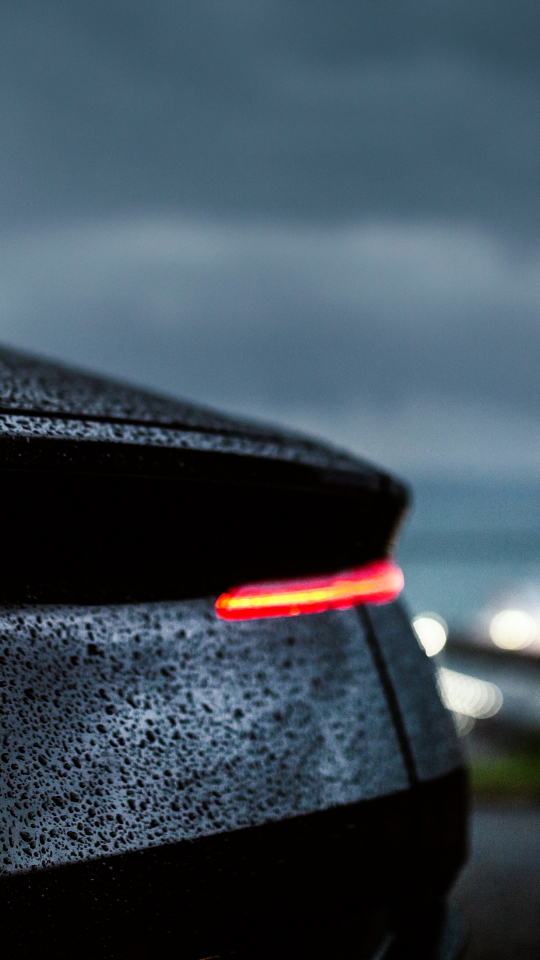 Aston Martin DB11, drops, rain, rear, taillight, 540x960 wallpaper