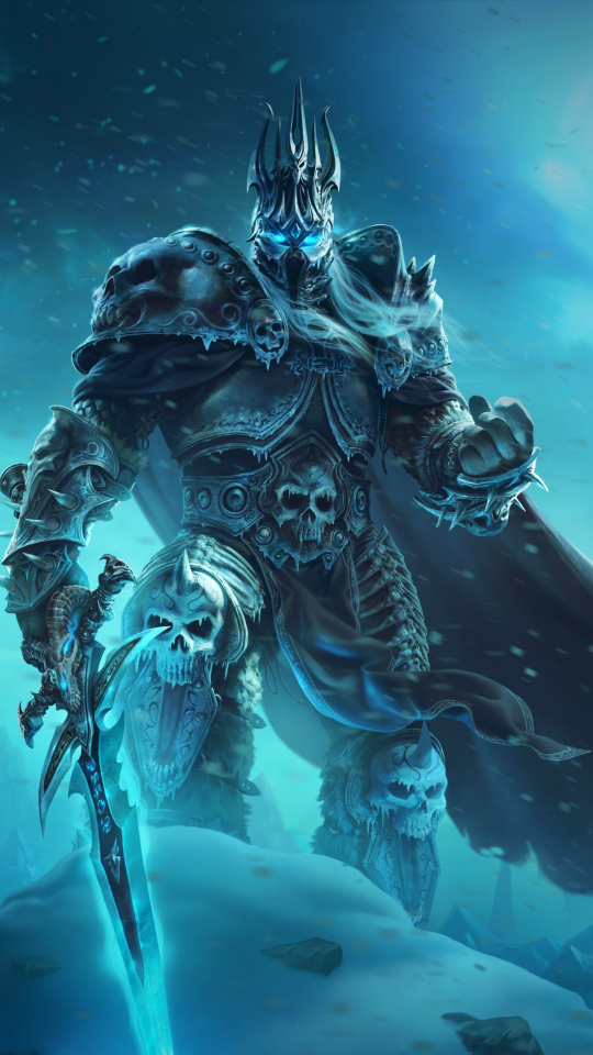 Dark King, World of Warcraft: Wrath of the Lich King, online game, 540x960 wallpaper