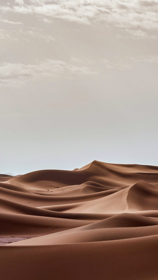 Landscape, desert dunes, nature, 540x960 wallpaper