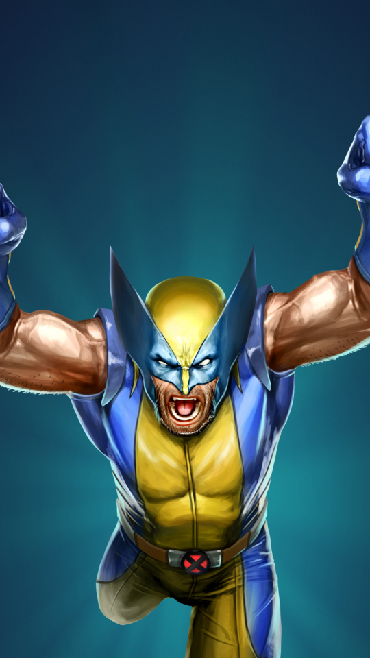 Download wallpaper 540x960 the wolverine, superhero, marvel, x-men ...