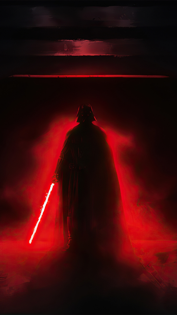 Download wallpaper 720x1280 darth vader with red light-bar, dark, samsung  galaxy mini s3, s5, neo, alpha, sony xperia compact z1, z2, z3, asus  zenfone, 720x1280 hd background, 26616