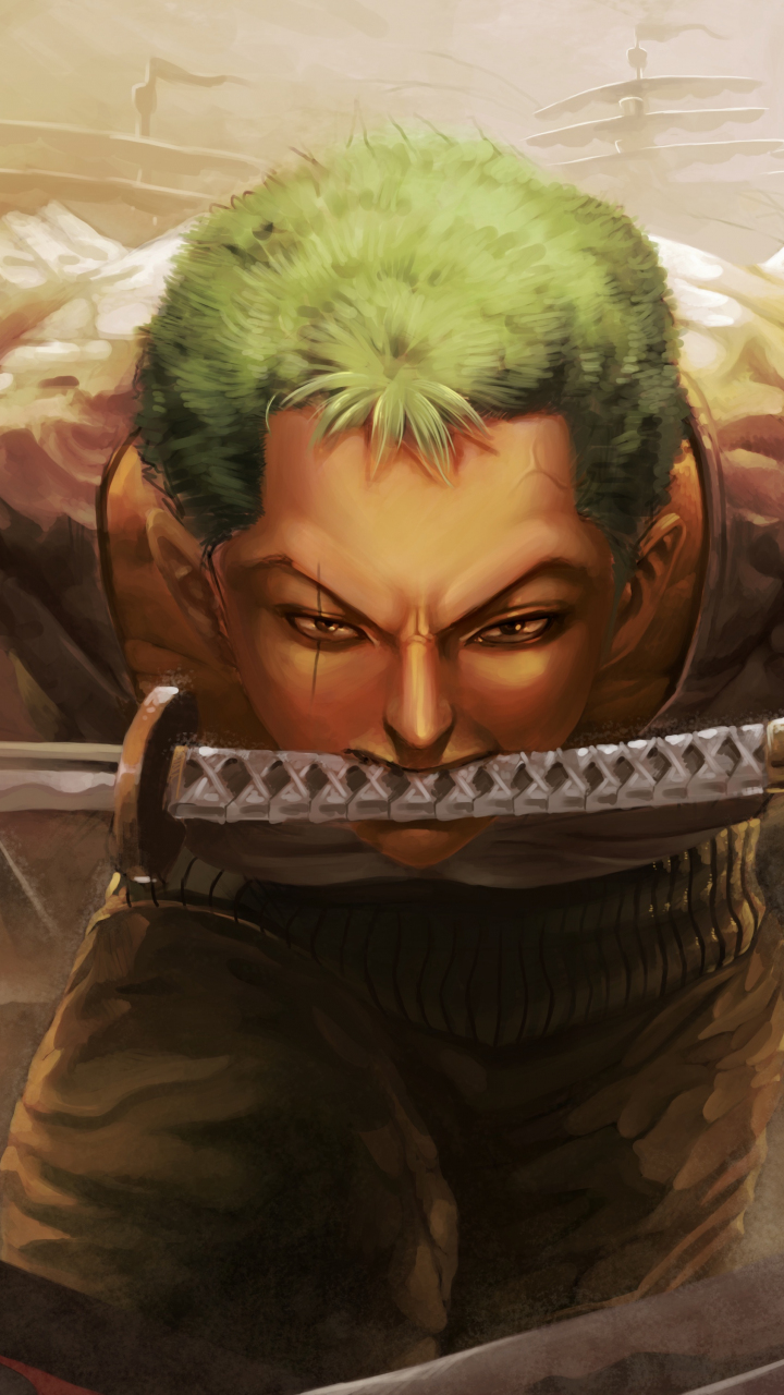 Download 720x1280 Wallpaper Roronoa Zoro One Piece Katana Anime