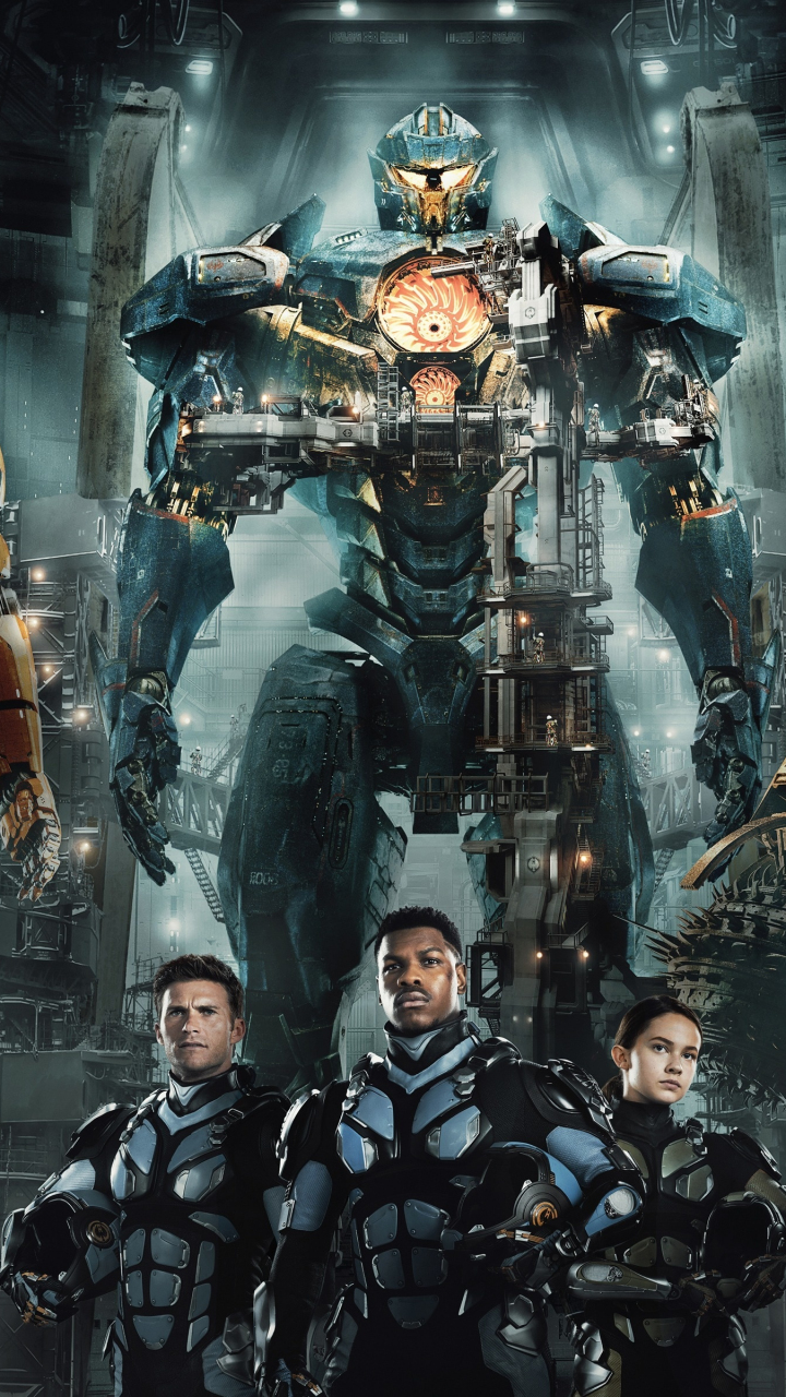 Download wallpaper 720x1280 movie, pacific rim uprising, saber athena