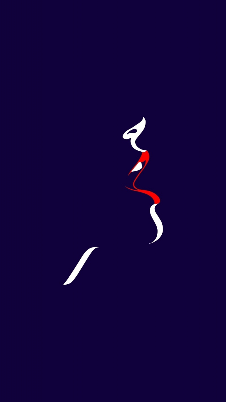 Download 720x1280 wallpaper woman, red lips, minimal, samsung galaxy ...