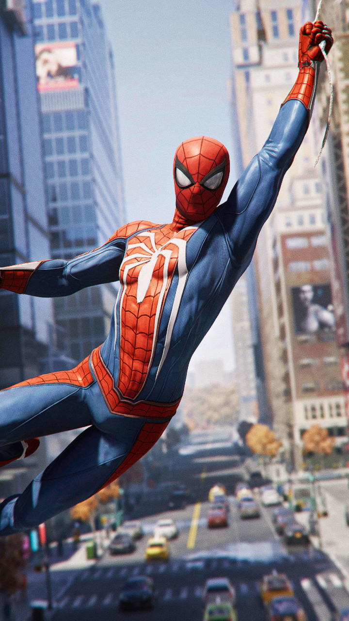 Download 720x1280 wallpaper spider-man ps4, video game ...