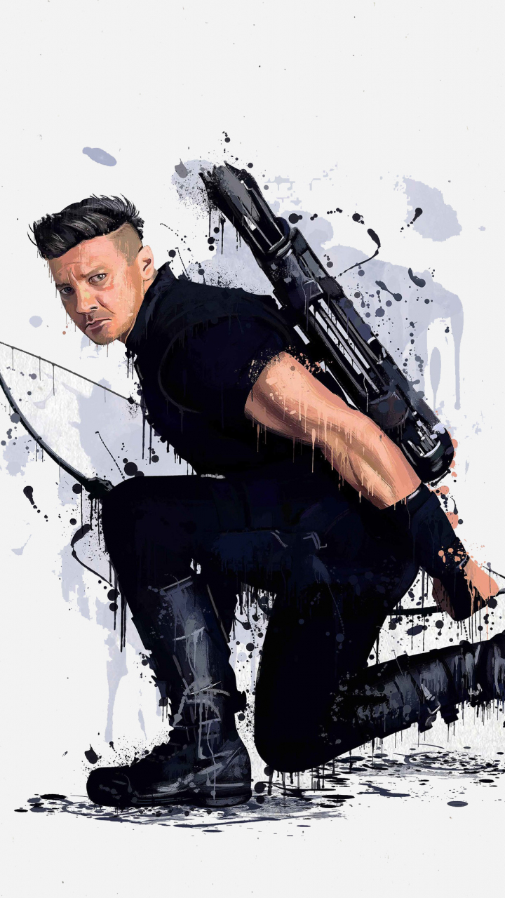 Download wallpaper 720x1280 hawkeye, avengers: infinity war, 2018 ...