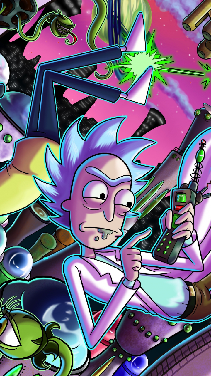 Download 720x1280 wallpaper rick and morty, tv series ...