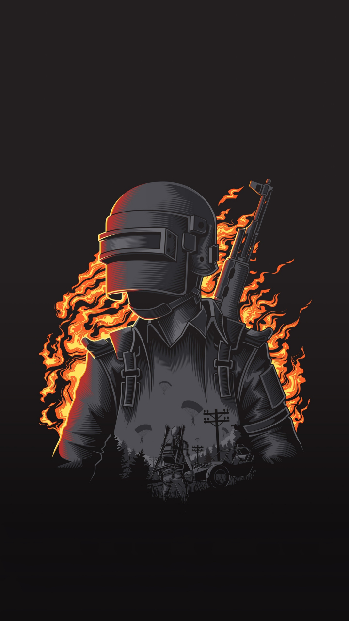 Download 720x1280 wallpaper pubg, illustration, minimal ...